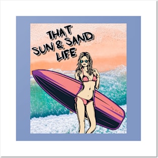 That Sun And Sand Life Pop Art Ave Posters and Art